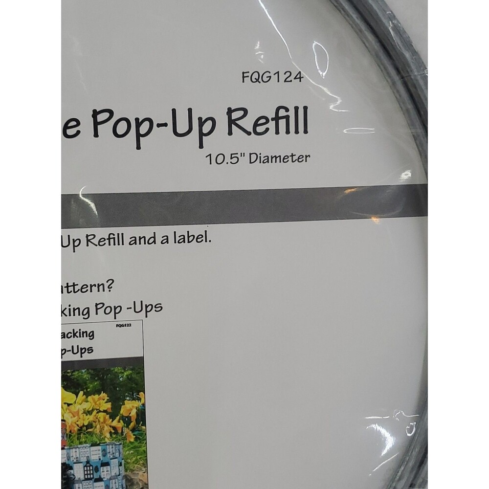 Fat Quarter‎ Gypsy - Large Pop-Up Refill/FQG124/10.5" Diameter/Template Included - Picture 5 of 14